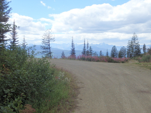 GDMBR: We are cresting Richmond Peak's West Pass, Montana.